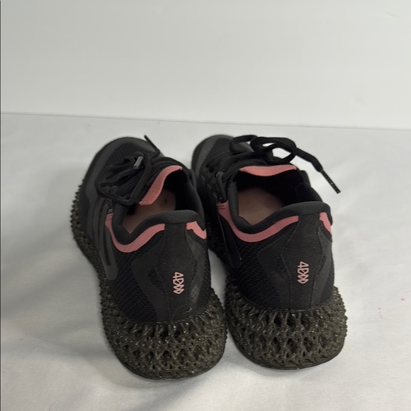 adidas Women's Black and Pink Running Shoes - Picture 4 of 7